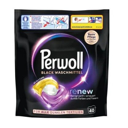 Perwoll Waschmittel-Caps 40Stück Allin 1 Black