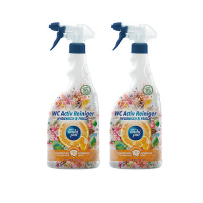 Ambi Pur WC Activ Reiniger Bad Spray Citrus&Waterlilly 2x750ml