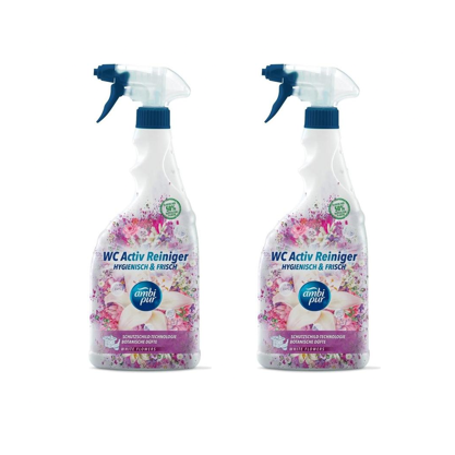 Ambi Pur WC Activ Reiniger Bad Spray White Flowers 2x750ml