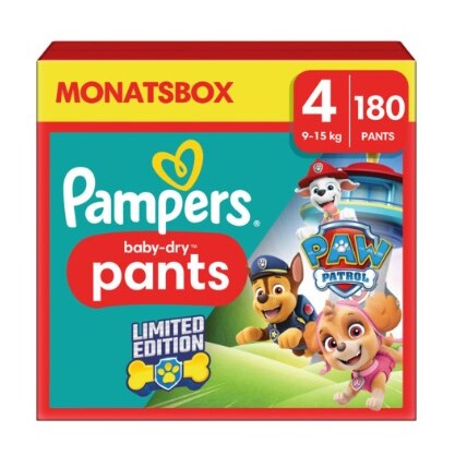 Pampers Baby-Dry Paw Patrol Gr.  4 Maxi 9-15kg