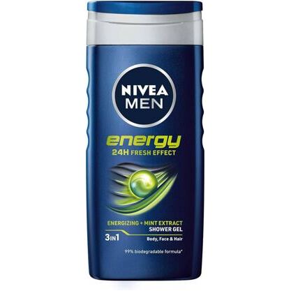 Nivea Men Duschgel 3 in1 Energy Minzextrakt 250ml