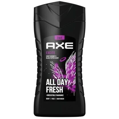 Axe Shampoo und Duschgel 400ml  3-in-1 Excite