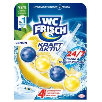 WC Frisch Kraft Aktiv 4x50g Lemon & Frische Brise