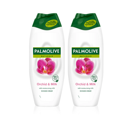 Palmolive Duschcreme Naturals Orchidee & Milk 2x500ml