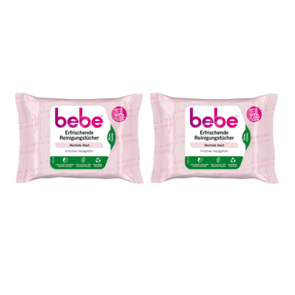 Bebe erfrischende Reinigungstücher 2x25 Stk