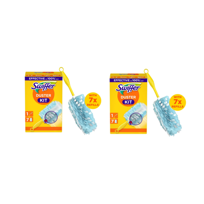 Swiffer Staubmagnet Starterset 2x (Griff + 7  Tücher)