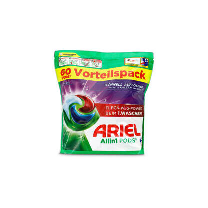 Ariel Waschmittel Caps All in 1 Color+ – 60 Waschladungen