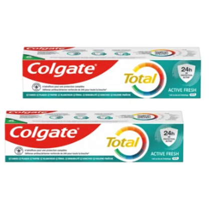 Colgate Zahnpasta Total Active Fresh 2x75ml