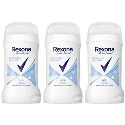 Rexona Woman Anti-Transpirant Stick cotton dry 3x40ml