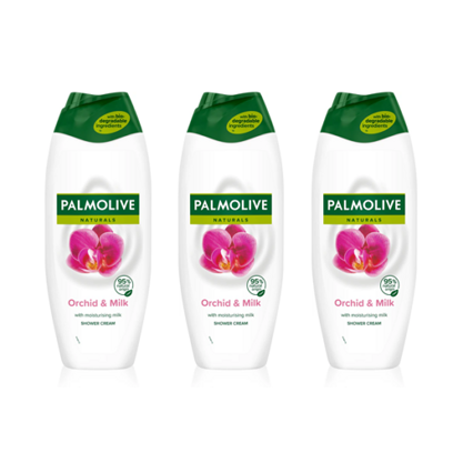 Palmolive Duschcreme Naturals Orchidee & Milk 3x500ml