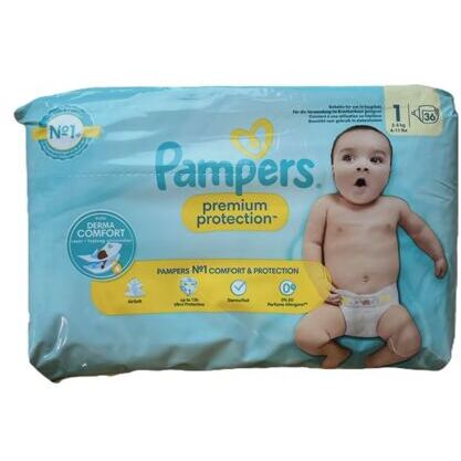 Pampers Premium Protection New Baby  Windeln Gr1 36Stück