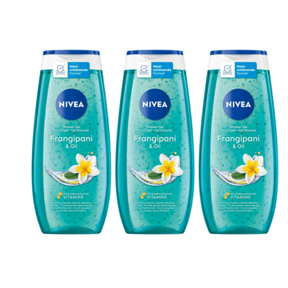 Nivea Dusch Frangipani & Oil 3x250 ml