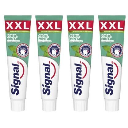 Signal Zahnpasta Cool Mint Minze Eukakyptus 4x125ml XXL