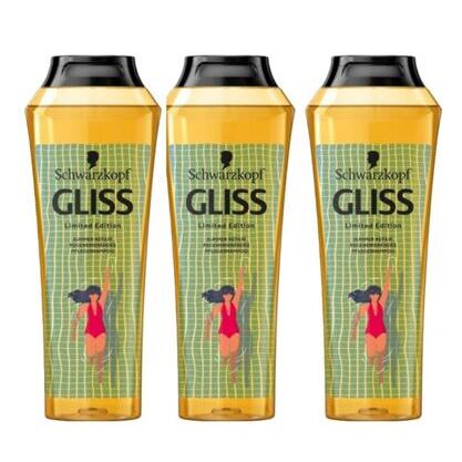 Gliss Kur Pflegeshampoo Summer Repair Limited Edition 3x250ml