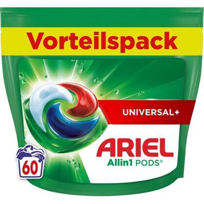 Ariel Dishwasher Caps 60pcs All in 1 Universal+