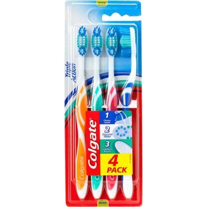 Colgate Zahnbürste Premium Clean Medium 4er