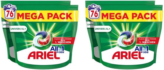 Ariel All-in-1 Pods Universal 2x76WL