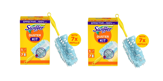 Swiffer Staubmagnet Starterset 2x (Griff + 7  Tücher)