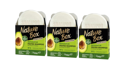 Nature Box Shampoo mit Reparatur Avocado Öl 3x385g
