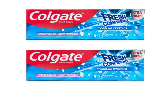 Colgate Zahnpasta Fresh Confidence Blue Burst 2x75ml