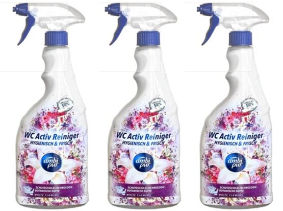 WC Reiniger Ambi Pur 3x750ml White Flowers