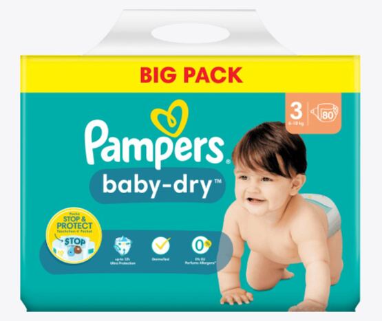 Pampers Baby Dry Big Pack Gr. 3 6-10 kg