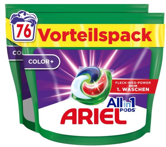 Ariel All-in-1 Pods Color 2x38 - 76WL