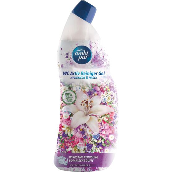 WC Reinigungsgel Ambi Pur 750ml White Flowers