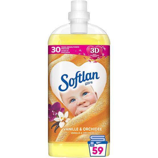 Softlan Weichspüler Ultra Vanille & Orchidee 59WL 1,3 Liter