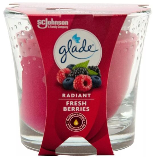 Glade by Brise Duftkerze 129g Radiant Fresh Berries