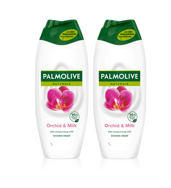 Palmolive Duschcreme Naturals Orchidee & Milk 2x500ml