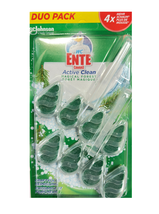 WC-Ente WC Block 2x38,6g Active Clean Magical Forest